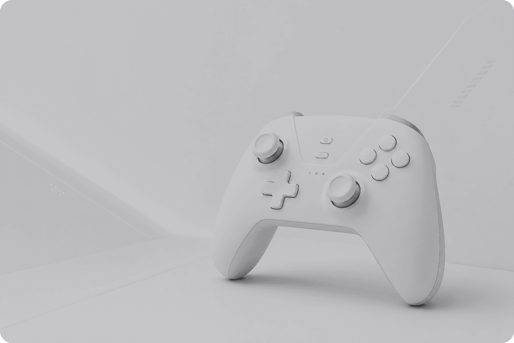 White gaming controller — Where the Gaming Community Does Business